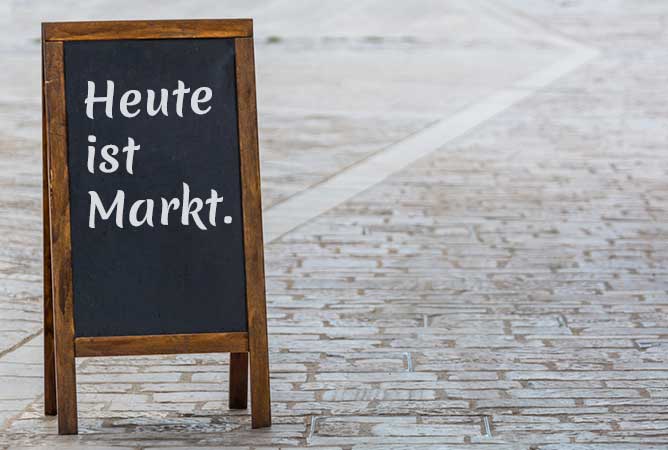 Heute ist Markt
